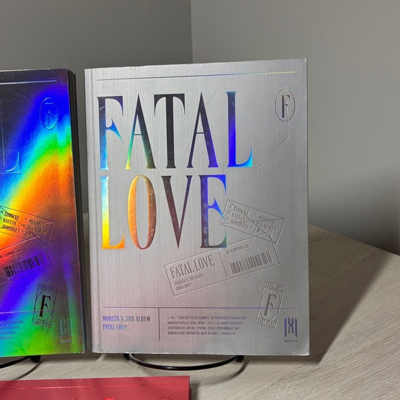 Monsta X Fatal Love 3rd Album Versions 2 3 4 Kpop CD Photobook Collection 2020 - Picture 3 of 12